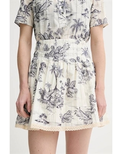 Хлопковая юбка, бежевый Zadig&voltaire