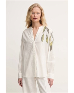 Хлопковая рубашка, бежевый Mos mosh