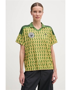 Поло от Farm Rio, зеленый Adidas