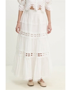 Хлопковая юбка, белый Answear lab