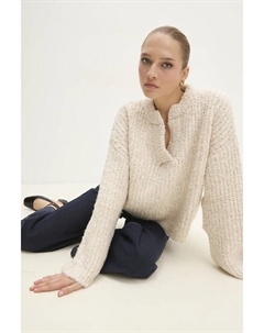 Свитер с шерстью, бежевый Answear lab