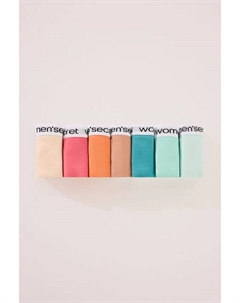 Хлопковые трусики 7 шт, оранжевый Women'secret