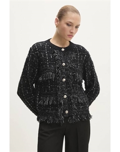 Кардиган с добавлением шерсти, черный Answear lab