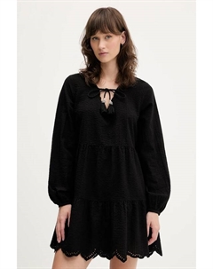 Хлопковое платье, черный Superdry