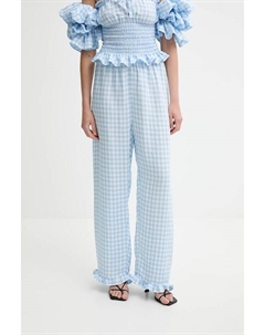 Льняные брюки, синий The sleeper