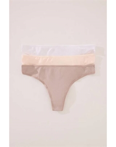 Три пары стрингов, белый Women'secret