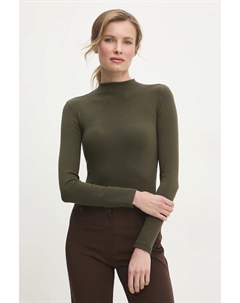 Лонгслив, зеленый Answear lab