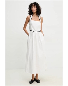 Хлопковое платье, белый Answear lab