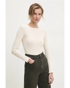 Лонгслив, бежевый Answear lab