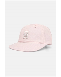 Детская хлопковая кепка с козырьком, розовый Tommy hilfiger