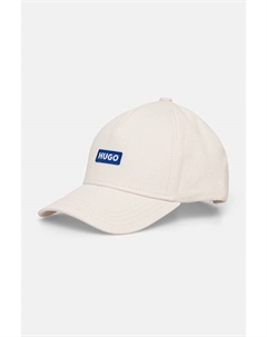 Хлопковая кепка с козырьком, белый Hugo blue