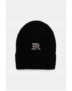 Шапка с шерстью, черный Ermanno scervino