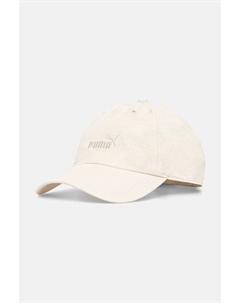 Хлопковая кепка с козырьком, бежевый Puma