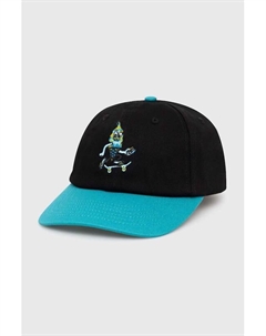 Бейсболка с козырьком Team EU Skate Cone Dad Cap из хлопка, черный Icecream