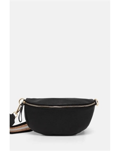 Поясная сумка кожаная, черный Answear lab