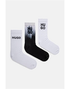 Носки 3 пары, белый Hugo