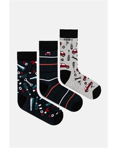 Хлопковые носки 3 пары, мультиколор Medicine