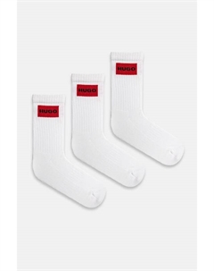 Носки 3 пары, белый Hugo