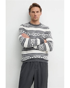 Свитер с добавлением шерсти EZEKIEL, серый Guess