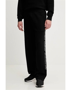 Хлопковые спортивные брюки Mentore, черный Guess