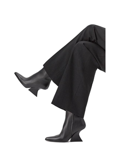 Кожаные ботильоны Mugler