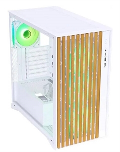 Корпус ATX TimberLine T0 4711401663553 белый, без БП, боковая панель из закалённого стекла, 2*USB 3.0 Formula