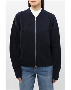 Куртка-бомбер шерстяная на молнии Boss