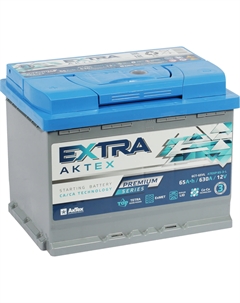 Автомобильный аккумулятор Extra 65 Ач прямая полярность L2 Актех extra