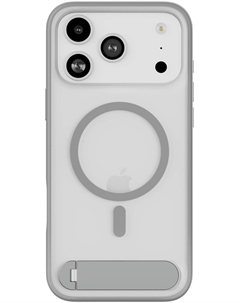 Чехол Stand 360 Mag Case MagSafe для iPhone 17 Pro Max, silk-touch, серый Ubear