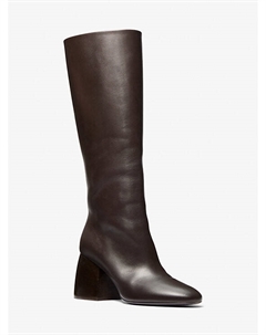 Высокие кожаные сапоги Kaitlin в стиле «riding», коричневый Michael kors