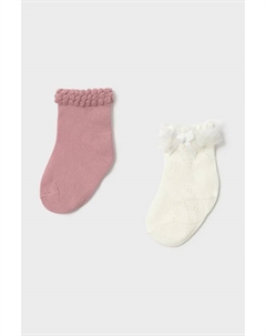 Детские носки 2 пары, розовый Mayoral