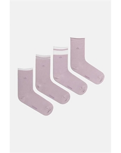 Носки 4 пары, фиолетовый Calvin klein