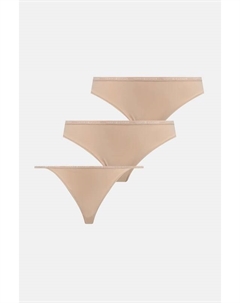 Трусы 3 шт, бежевый Tommy hilfiger