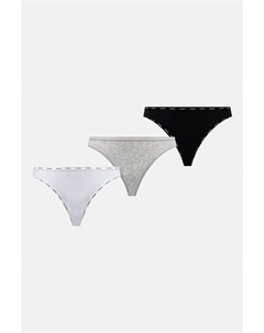 Три пары стрингов, мультиколор Guess