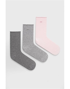 Носки 3 пары, розовый Calvin klein