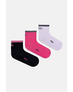 Носки 3 пары, розовый Fila