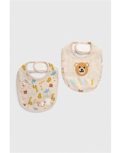 Слюнявчик детский (2 шт.), бежевый Guess