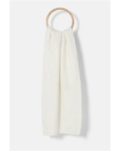 Шарф с добавлением шерсти, белый Guess