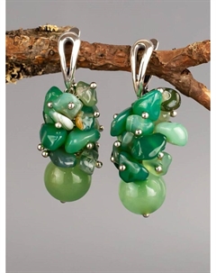 Серьги Бусики-колечки