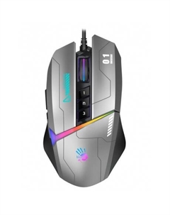 Мышь Bloody W60 Max Gun серый/черный A4tech
