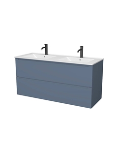 Тумба под раковину Дион 120 D120S подвесная цвет Серо-синий Зов