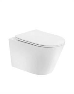 Унитаз Avva 973-SET-W подвесной цвет Белый глянцевый с сиденьем Микролифт Boheme