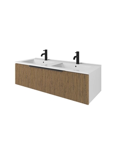 Тумба под раковину Кито 120 K120BT подвесная цвет Белый Тростник Зов