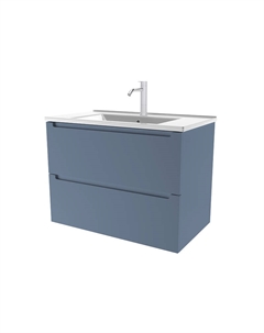 Тумба под раковину Дион 60 D60S подвесная цвет Серо-синий Зов