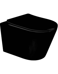 Унитаз Avva 973-SET-B подвесной цвет Черный матовый с сиденьем Микролифт Boheme