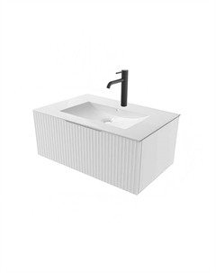 Тумба под раковину Кито Флавио 100 K100FB подвесная цвет Белый PET Зов