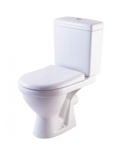 Унитаз компакт Неро Люкс 4620008196022 Белый с бачком и сиденьем Микролифт Rosa