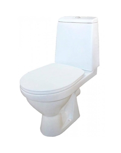 Унитаз компакт Браво 4640021067222 Белый с бачком и сиденьем Rosa