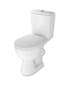 Унитаз компакт Стиль 4630055558391 Белый с бачком и сиденьем Микролифт Rosa