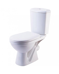 Унитаз компакт Комфорт Люкс 4620008196329 Белый с бачком и сиденьем Микролифт Rosa